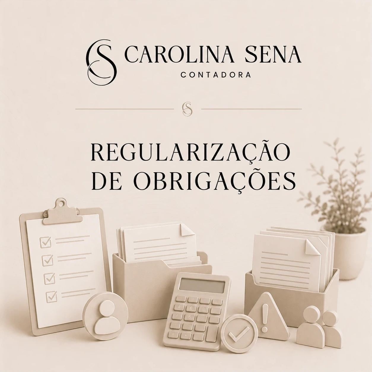 Arte do serviço Regularização de Obrigações